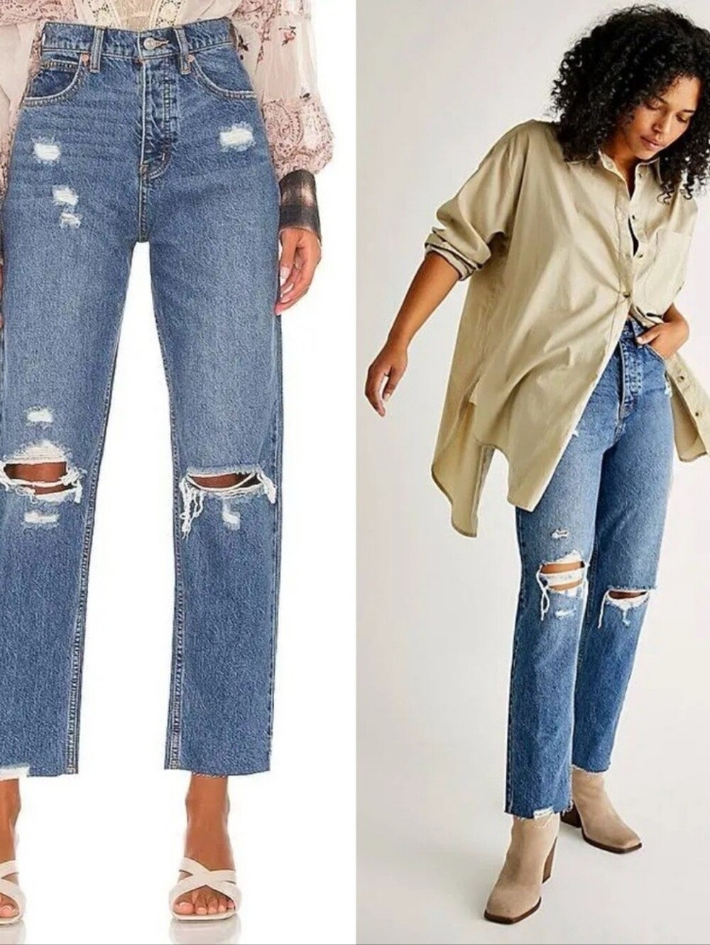 We The Free x Free People CRVY Georgie Mom Jeans
